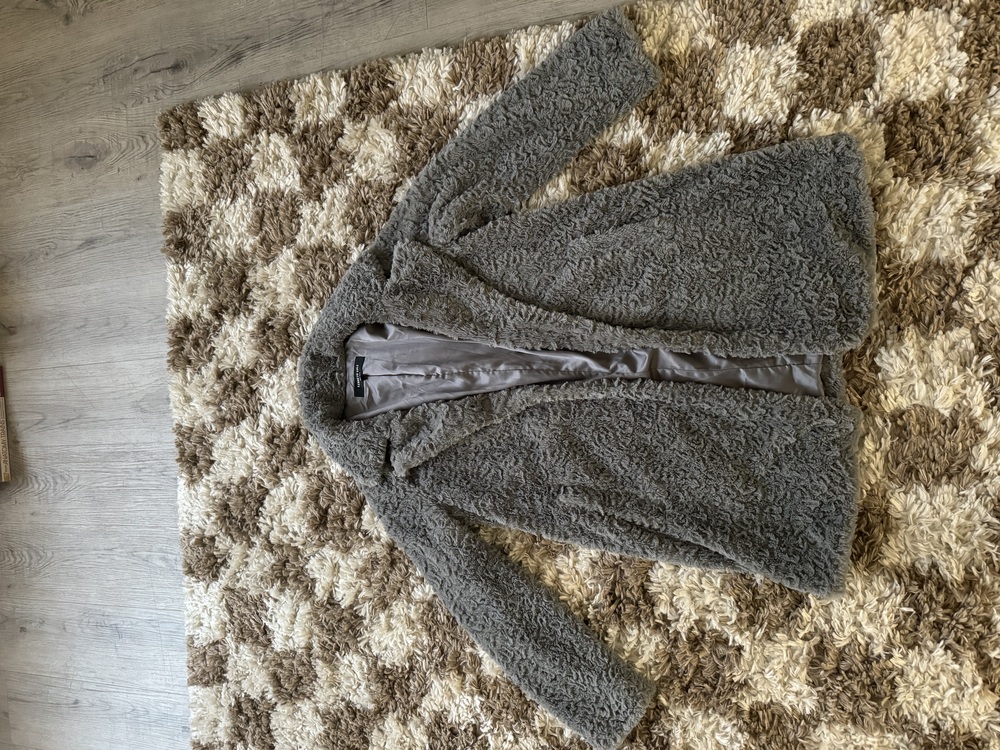 Gray Kenneth Cole Teddy Jacket